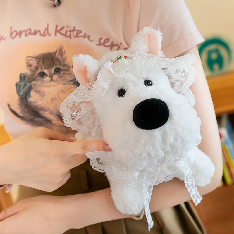 귀여운 강아지 웨스트 하이츠 인형 어린이 봉제 장난감 개 치유 헝겊 인형 생일 선물