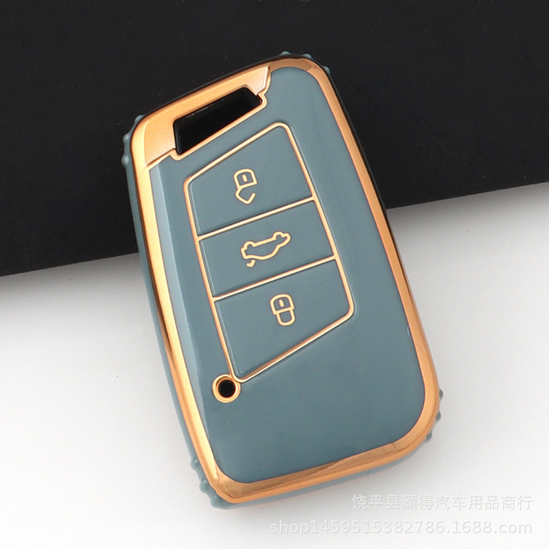 フォルクスワーゲン ゴルフ 8 8 キーカバー シュコダ キーカバー オクタビア PRO 特別な車のキーカバー シェル バックルに適しています。|undefined