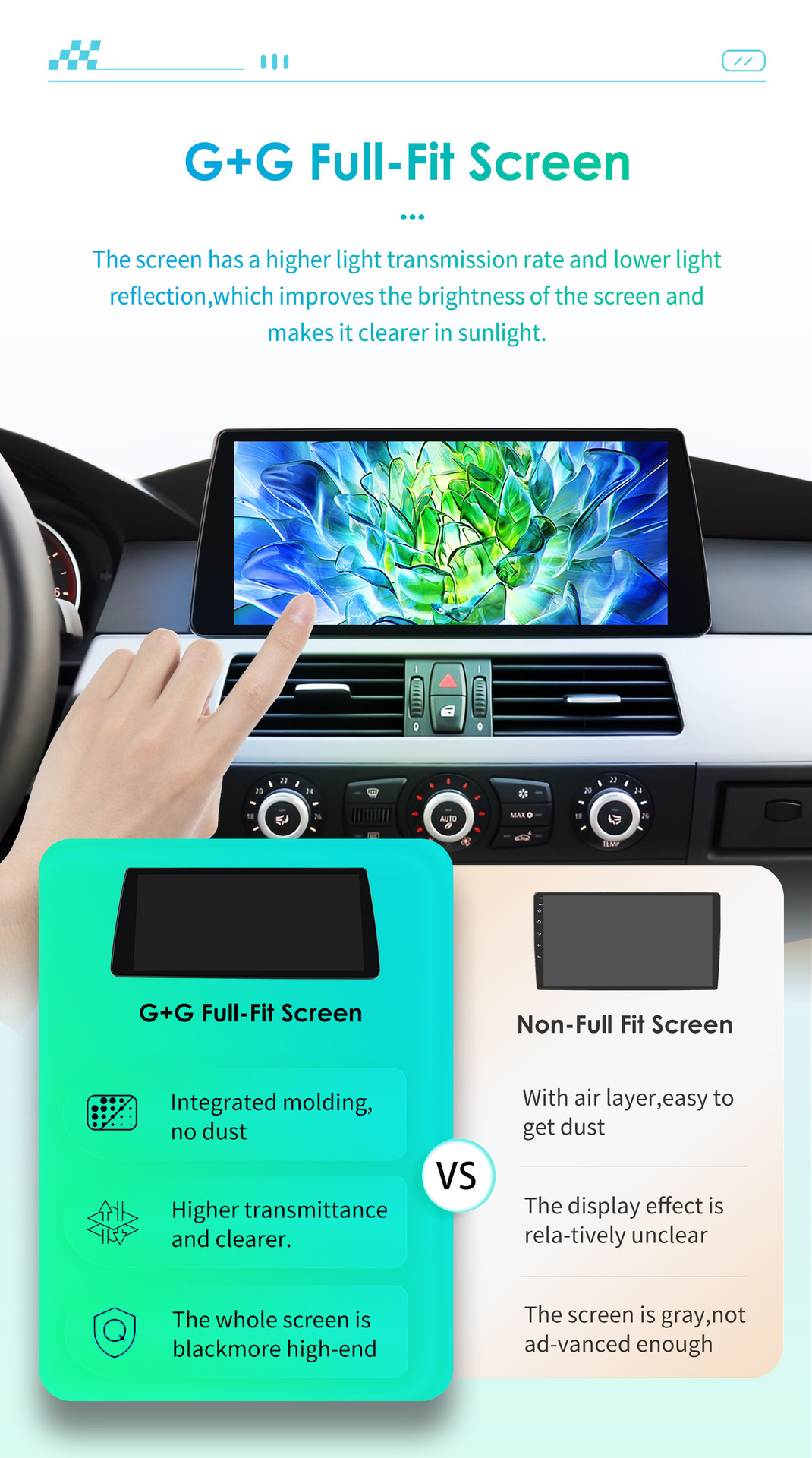 Suitable for 09-10 Bmw 5 Series E60 E61 E63 E64 Android Smart Large Screen Car Navigator Gps