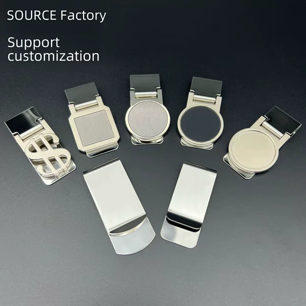 Cross-border Foreign trade Original order Money Clip USD stainless steel metal banknote Clip zinc alloy USD wallet