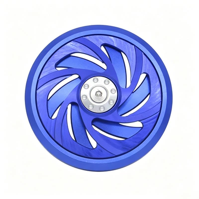 Motorcycle decorative fan cover, Motorcycle Safety Supplies - blue
