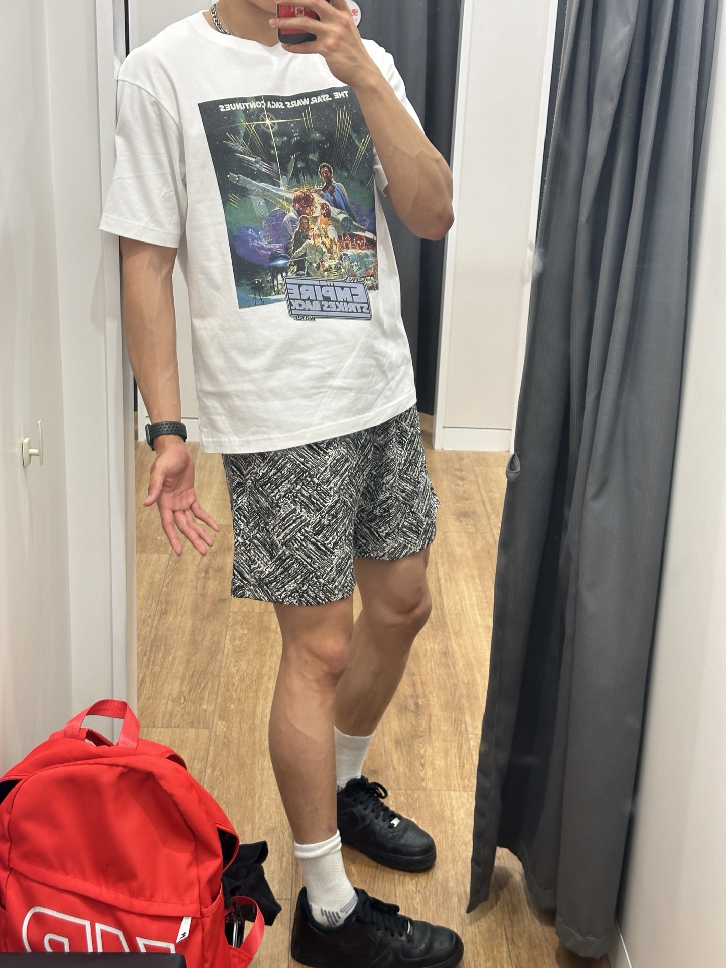 Men's Mid-Length Basketball Sports Shorts Chinese Style Printed Heavy Duty Drape Casual Wide Leg Beach Five Point_viptrois.com
