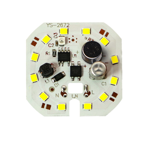 LED声光控感应球泡DOB声光控一体化光源球泡灯光源免驱动双电球泡