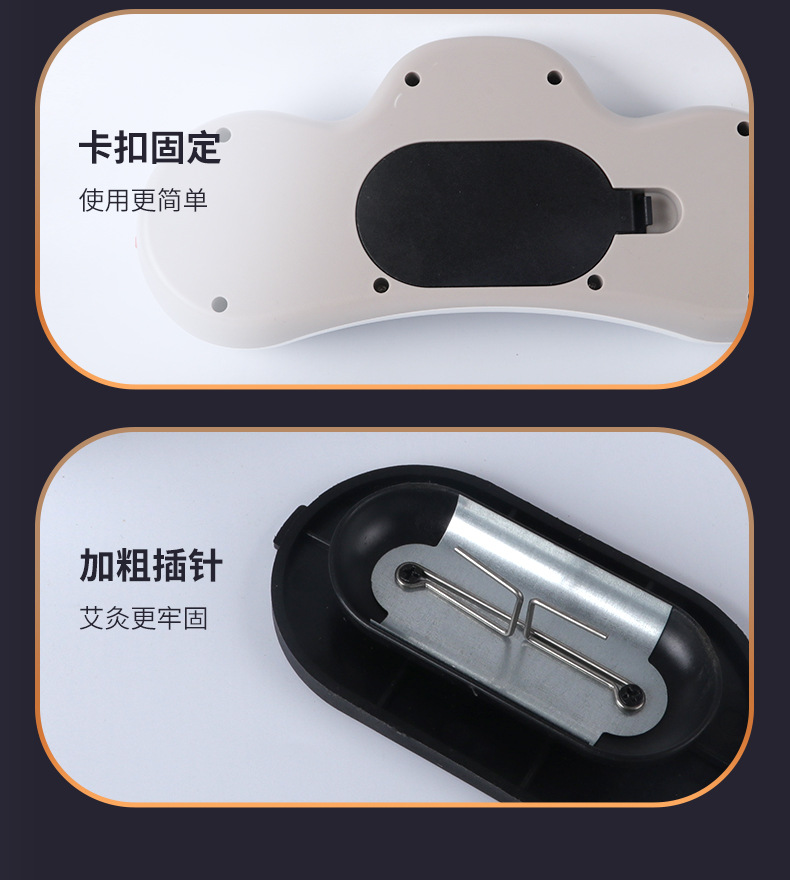 Moxibustion Neck Pillow Home Cervical Warming Device with 108 Moxa Sticks and Acupoint Chart for Neck and Shoulder Relaxation specifications