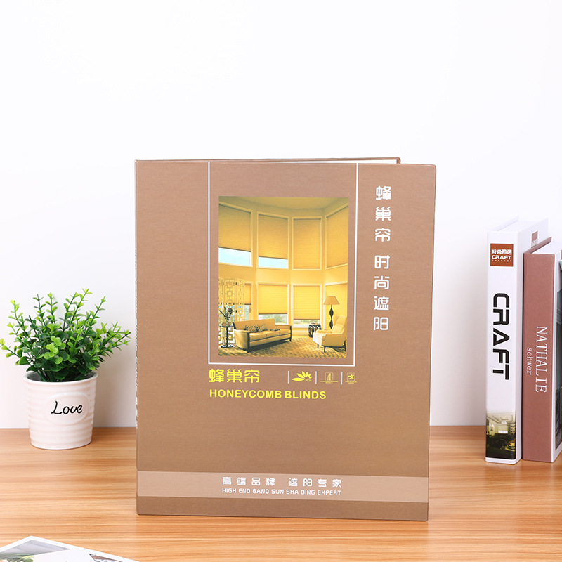 活页样板册可加工定制LOGO纺织用品服装辅料色卡样品册2孔D型