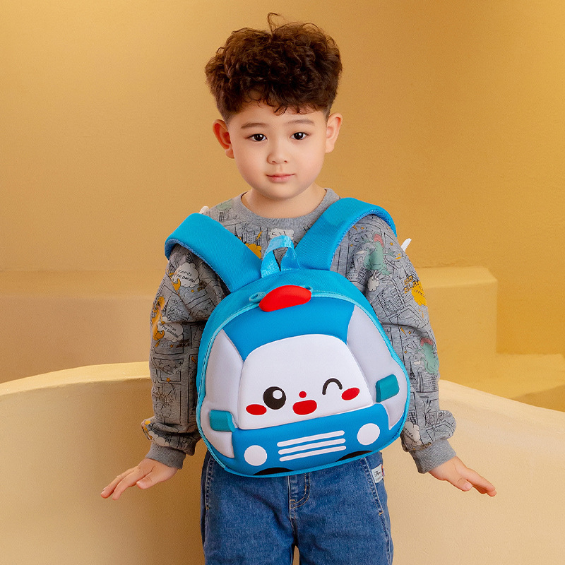 Kindergarten mochila de cáscara dura 2 - 5 mochila de dibujos animados para niños de clase media y pequeña para niños mochila de cáscara de huevo 3