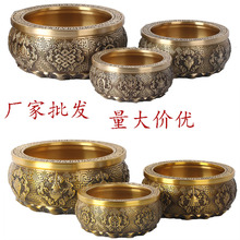 厂家批发 黄铜制作  八宝聚宝盆  黄铜聚宝盆  家居黄铜装饰品工