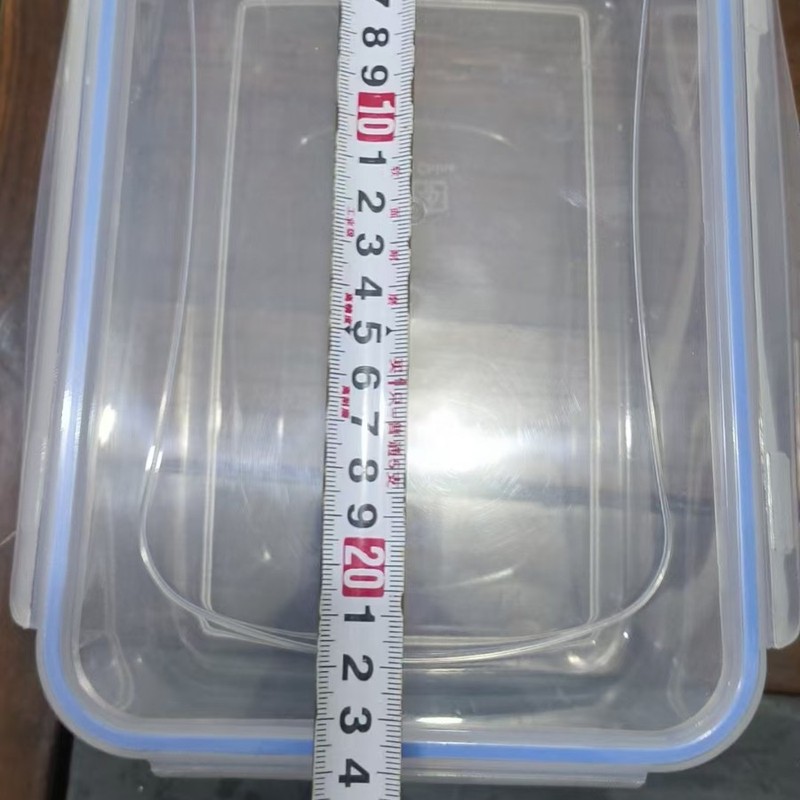 長方形のプラスチック透明食品グレードの密封ボックス冷蔵庫穀物収納ボックスキッチン収納ボックス|undefined