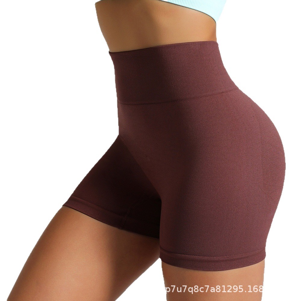 Travel shorts for yoga, underwear for hips shape correction, quick dry overall for gym, sports trousers, European style, high waist, tight, for running 5