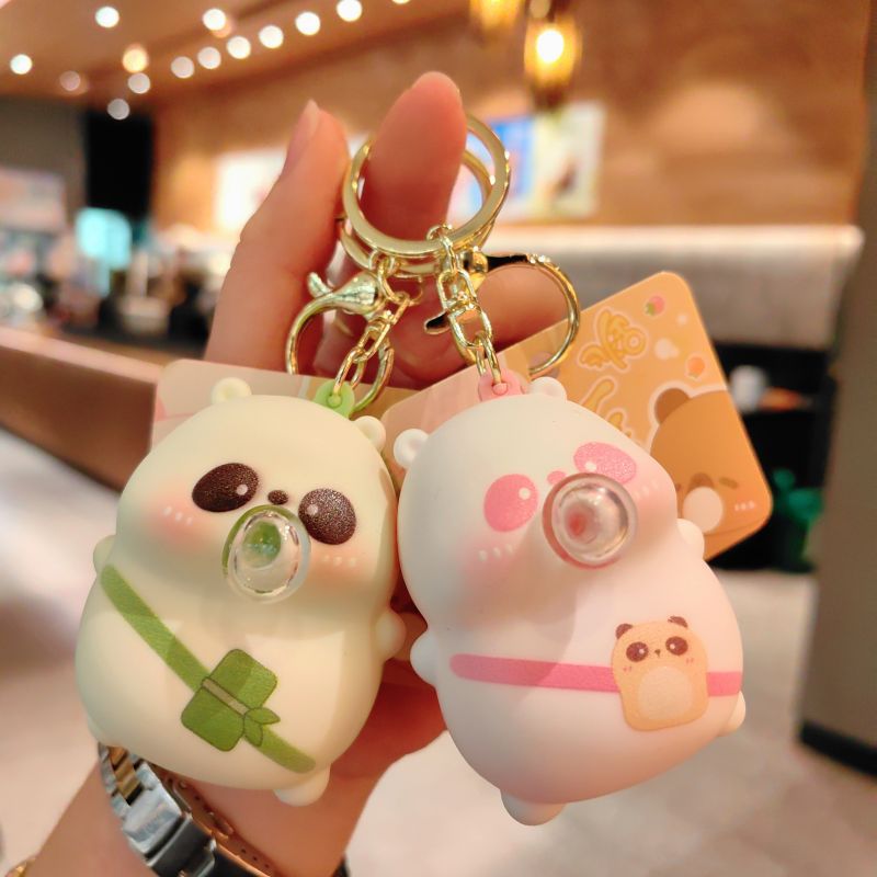 34g Weight Bag Pendant, Keychain Classification 1 Piece Quantity Casual, Holiday Occasion PVC Material Cartoon Character Pattern Unisex Gender Cute Style 1 Piece Cute Cartoon Character PVC Unisex Bag Pendant Keychain 7