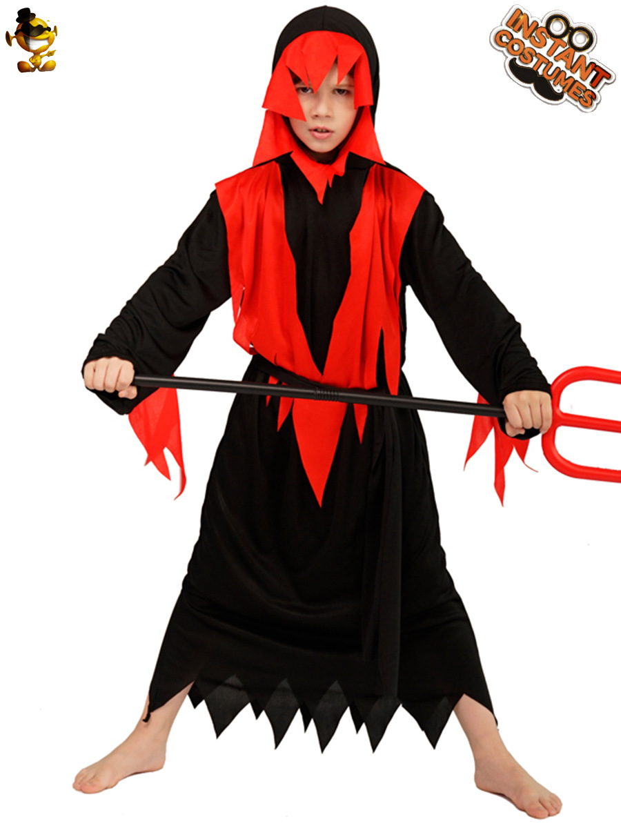 Niño pequeño demonio Vulcan traje Cosplay traje mascarada ropa de fiesta traje de Halloween image 4