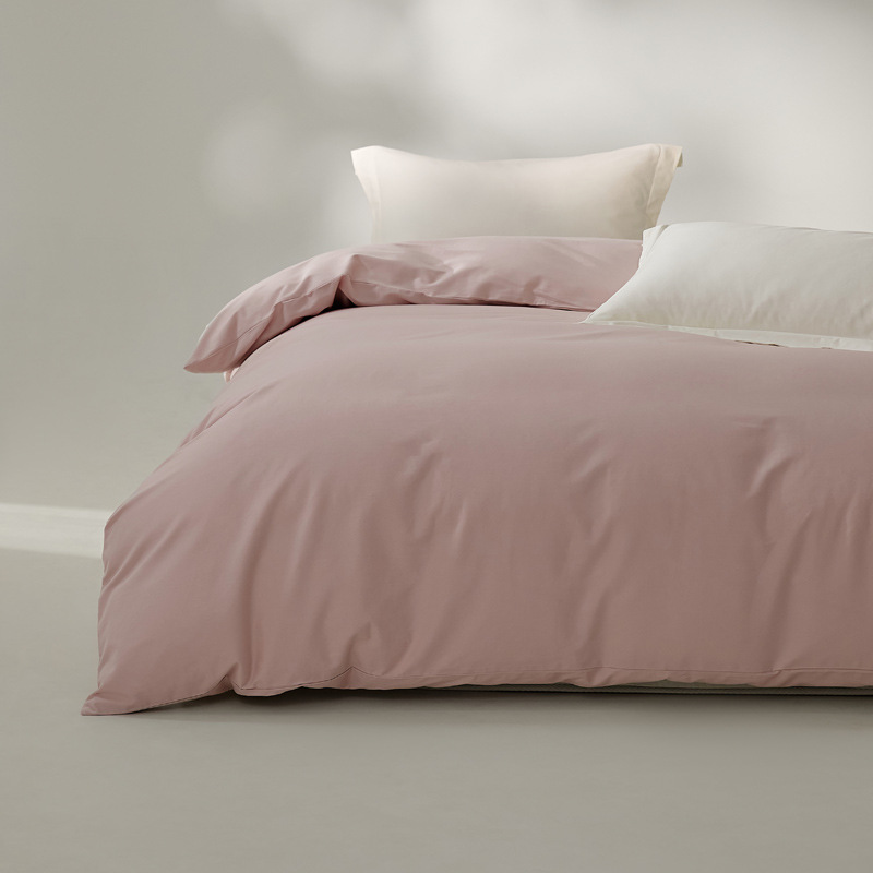 100s algodón largo algodón molido cubierta de colcha de una sola pieza otoño invierno engrosado cama camisa cubierta de colcha de algodón de color sólido sábanas cubierta de almohada image 28