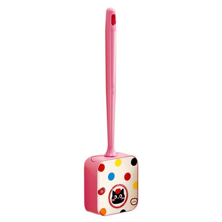 Silicone brush, plastic toilet