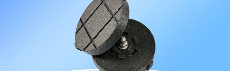 Wear-resistant friction plate slitting machine pneumatic brake original brake pad accessories D-type BS-style round pin brake pad multi-point