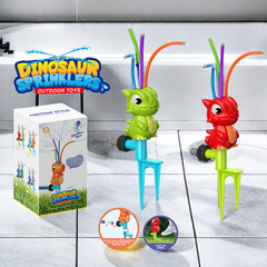 European Bestselling Rotating Dinosaur Water Spray Connector Toy, Summer Children's Sports Garden Lawn Water Play Toy