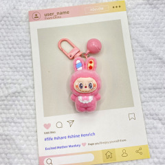 新しい植毛布馬車 diy 樹脂アクセサリー携帯電話チェーンバッグぶら下げトレンディなブラインドボックスバッグデスクトップ装飾品