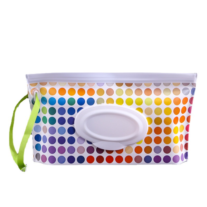 Bolsa de toalla suave de algodón al por mayor bolsa de tejido húmedo EVA protección del medio ambiente máscara bolsa de almacenamiento de viaje impermeable a prueba de humedad portátil