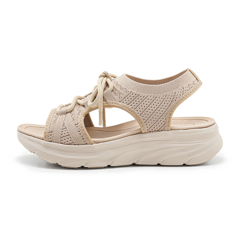 H580 - 8 Europa y los Estados Unidos nuevo 2025 deportivo MD correa casual de color sólido para mujeres zapatillas cómodas sandalias al por mayor