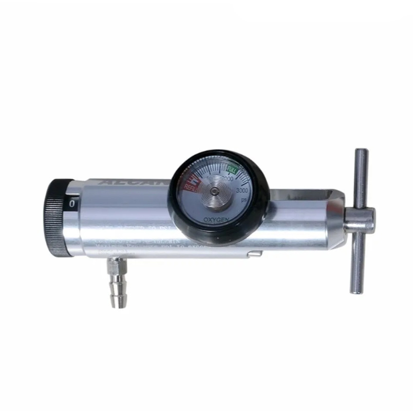 Portable Medical Oxygen Regulator Pin Indexed Yoke Inlet 870
