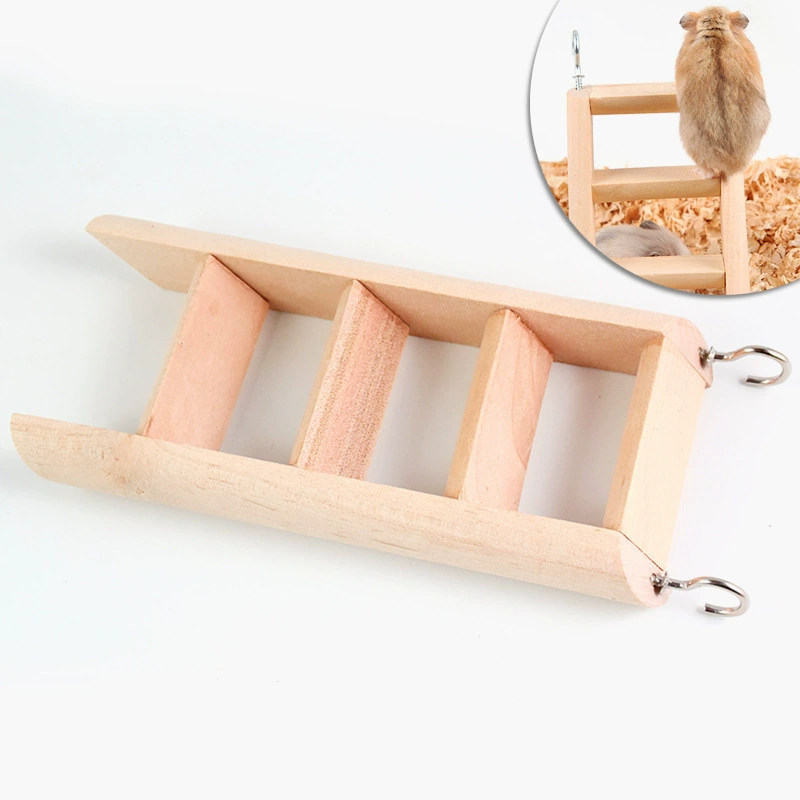 Лестница для лазания по бревну хомяка с крючком Белка Голландская свинья Нескользящая лестница для скалолазания Спортивная игрушка Клетка Слайд