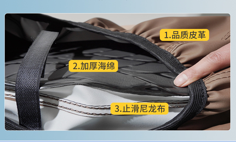 Electric Vehicle Seat Cover, Motorcycle Waterproof Rain and Sun Protection Seat Cover, Universal Thickened Leather for Aima, Yadi, and Tailg Electric Bikes