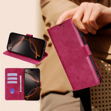 适用三星J7 Prime手机皮套J4 CORE简约纯色J330翻盖支架手机壳J6