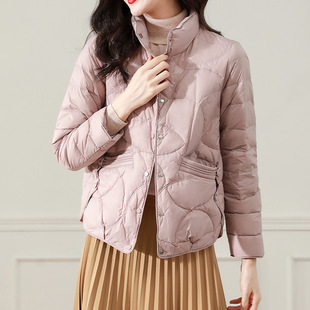 Lightweight Down Jacket Women's Winter 2024 New Small Fashion Stylish Small Light Thin Short Jacket
