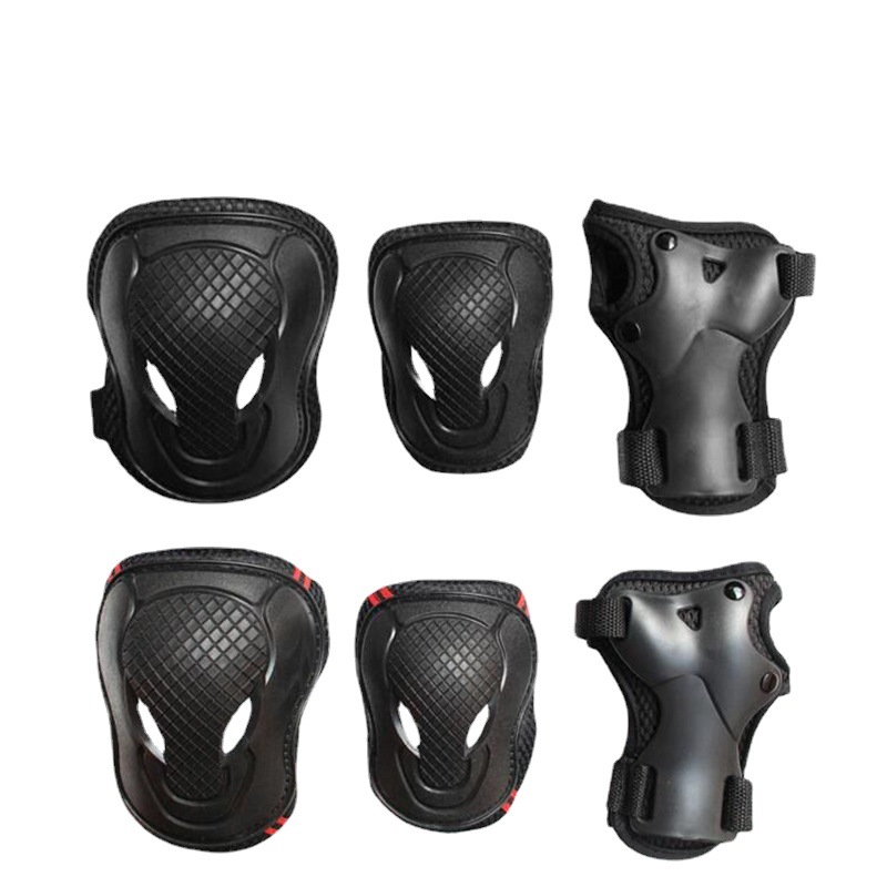 Set di protezioni di sicurezza per bambini Bullhead, composto da 6 pezzi: ginocchiere, polsi e gomitiere per pattini a rotelle e biciclette senza pedali. Vendita diretta dalla fabbrica._voghion.com