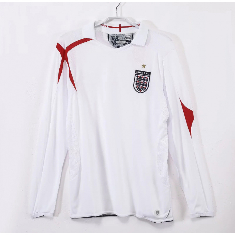 Umbro x England Retro 2005/07 Home Long Sleeve Jersey White