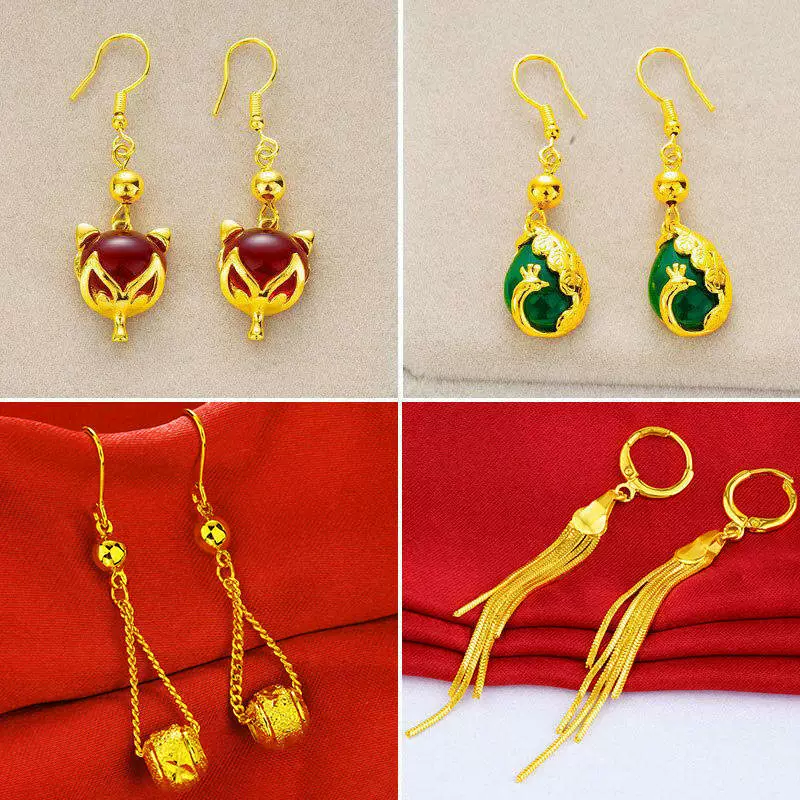 Свадебные украшения павлиньи кисточки женские серьги из пяти нитей кисточки длинные серьги с двойной перевал бусины