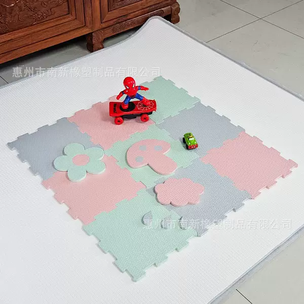 Factory Customized Plain Splicing Home Bedroom Eva Anti-Fall, Moisture-Proof and Shock-Absorbing Foam Splicing Climbing Mat Floor Mat