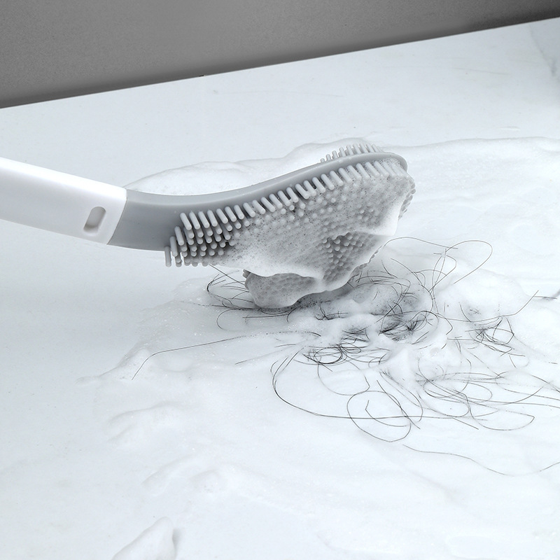 Nuevo cepillo de inodoro de golf con base inodoro cepillo de limpieza hogar pared libre Punch-libre cepillo de inodoro