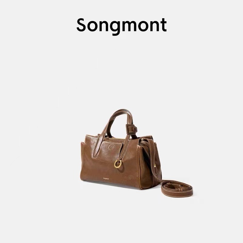 Songmont Mountain tiene una serie de senderos de pino bajo la montaña mini ver cosas bolsa de viaje asexual piel bronceada vegetal bolsa de hombro