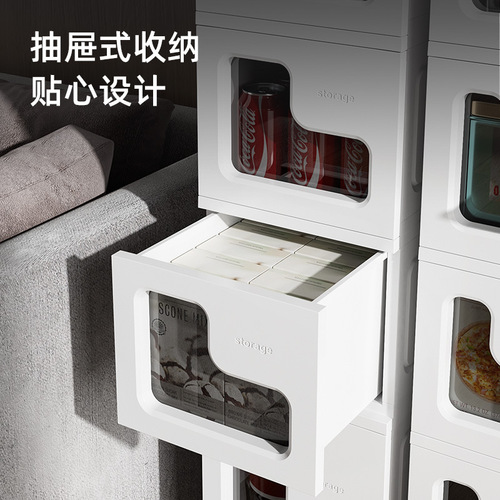 Kitchen gap storage cabinet drawer-type bathroom storage cabinet ultra-narrow seam edge cabinet kitchen gap cabinet storage cabinet