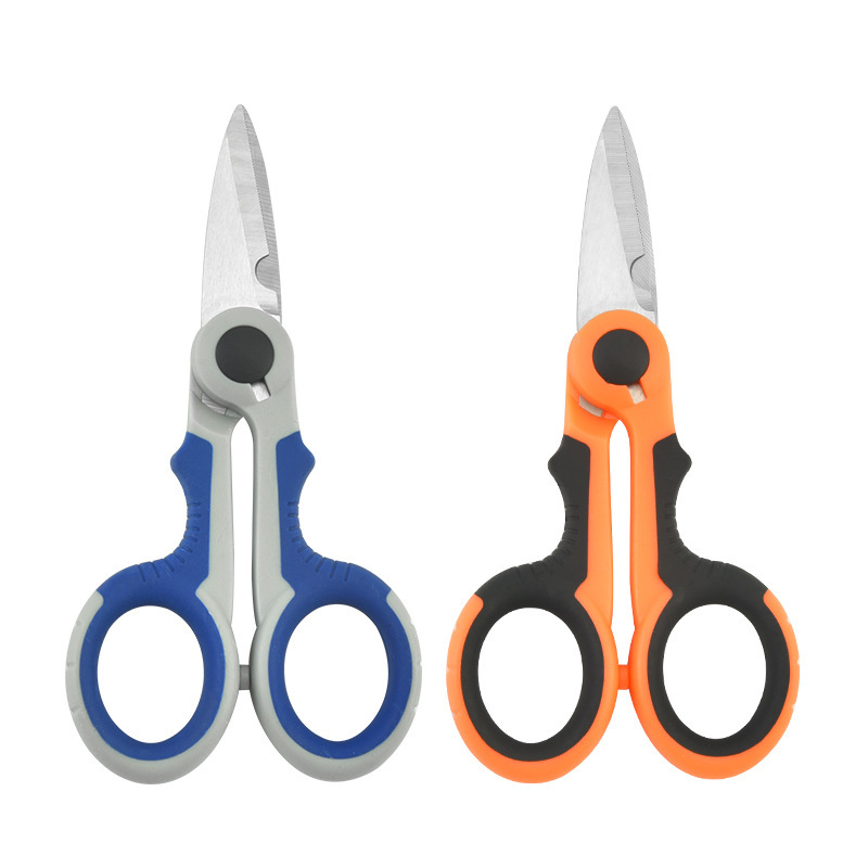 스테인레스 스틸 낚시 가위 높은 마력 낚시 라인 가위 작은 철 와이어 가위 야외 낚시 용품 낚시 장비 도매