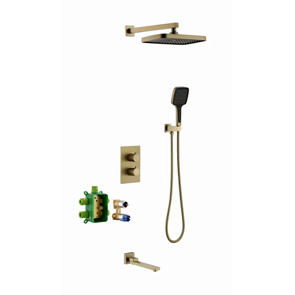 Three functions---brushed gold (hot melt model)
