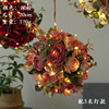 Cross -border creative new product simulation hydania peony flower ball wedding interior shopping mall ceiling decorative fake flower silk flower ball