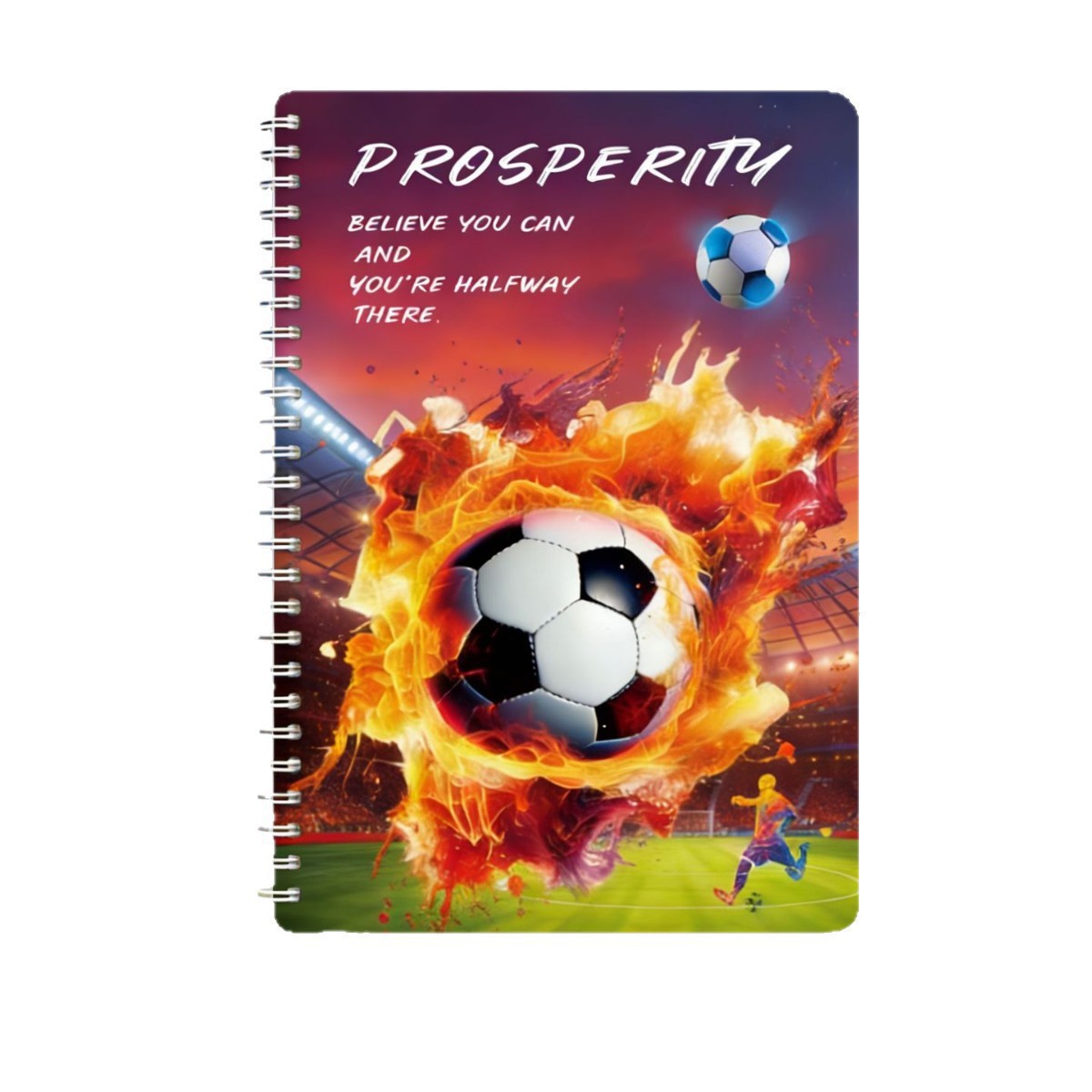 Copa del Mundo a5 bobina cuaderno de fútbol cuaderno de alto valor estadunidense, Canadá, India periferia papelería premios estudiantes al por mayor