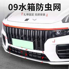 六只羊适用于领克09专用汽车防虫网展示水箱防护网防蚊虫网柳絮泥