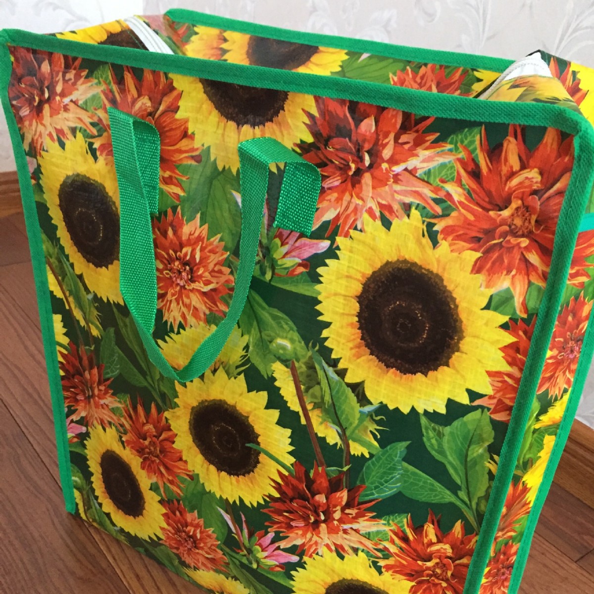 厂家直供55*65牢固耐用彩印覆膜编织袋 pp编织袋塑料手提袋批发