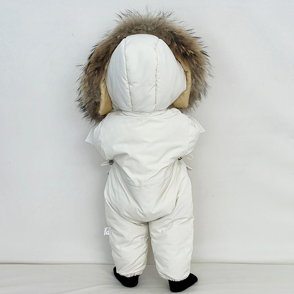 Children's keep warm down jacket for new born to go out