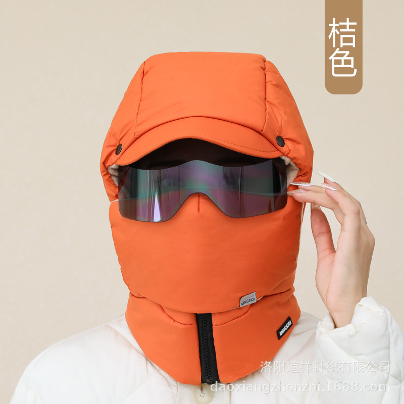 跨境新款秋冬挡风防寒神器骑车防风内胆围巾面罩保暖一体包脸帽子|undefined
