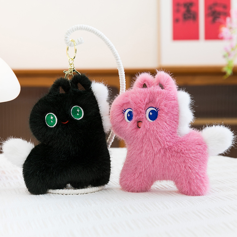 Transfronterizos nuevos colgantes de voz de pony super lindos tendencia lindo muñeca de peluche caricatura llavero accesorios colgantes