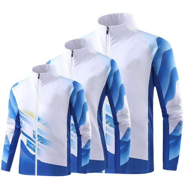 Spring and Autumn parent-child sportswear volunteer clothing coach boys and girls sweater cardigan jacket top customization wholesale