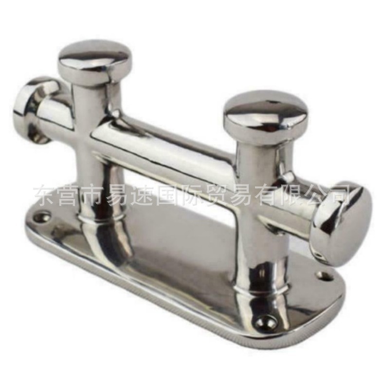 厂家直供 不锈钢双十字缆桩 铸造缆桩 船用五金 游艇配件码头缆桩