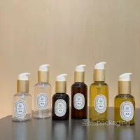 Коричневый толстостенный круглый плечо 50ml100ml Эфирное масло Гель Бутылка Салон красоты Подарочная бутылка Небольшой образец бутылки для путешествий