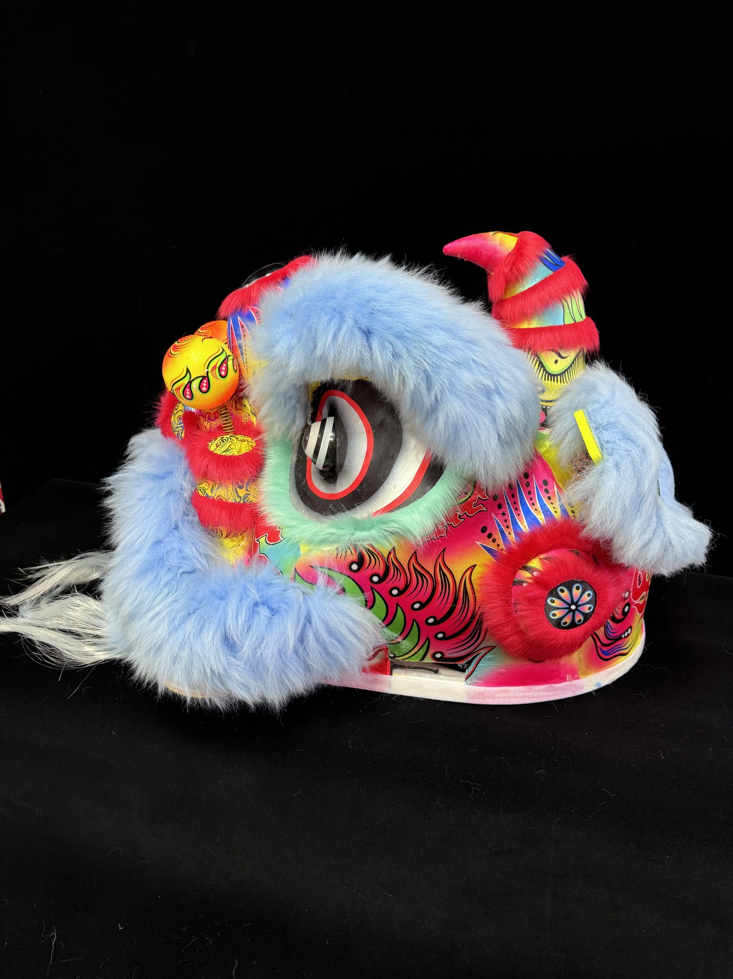 하늘색 싱글 헤드