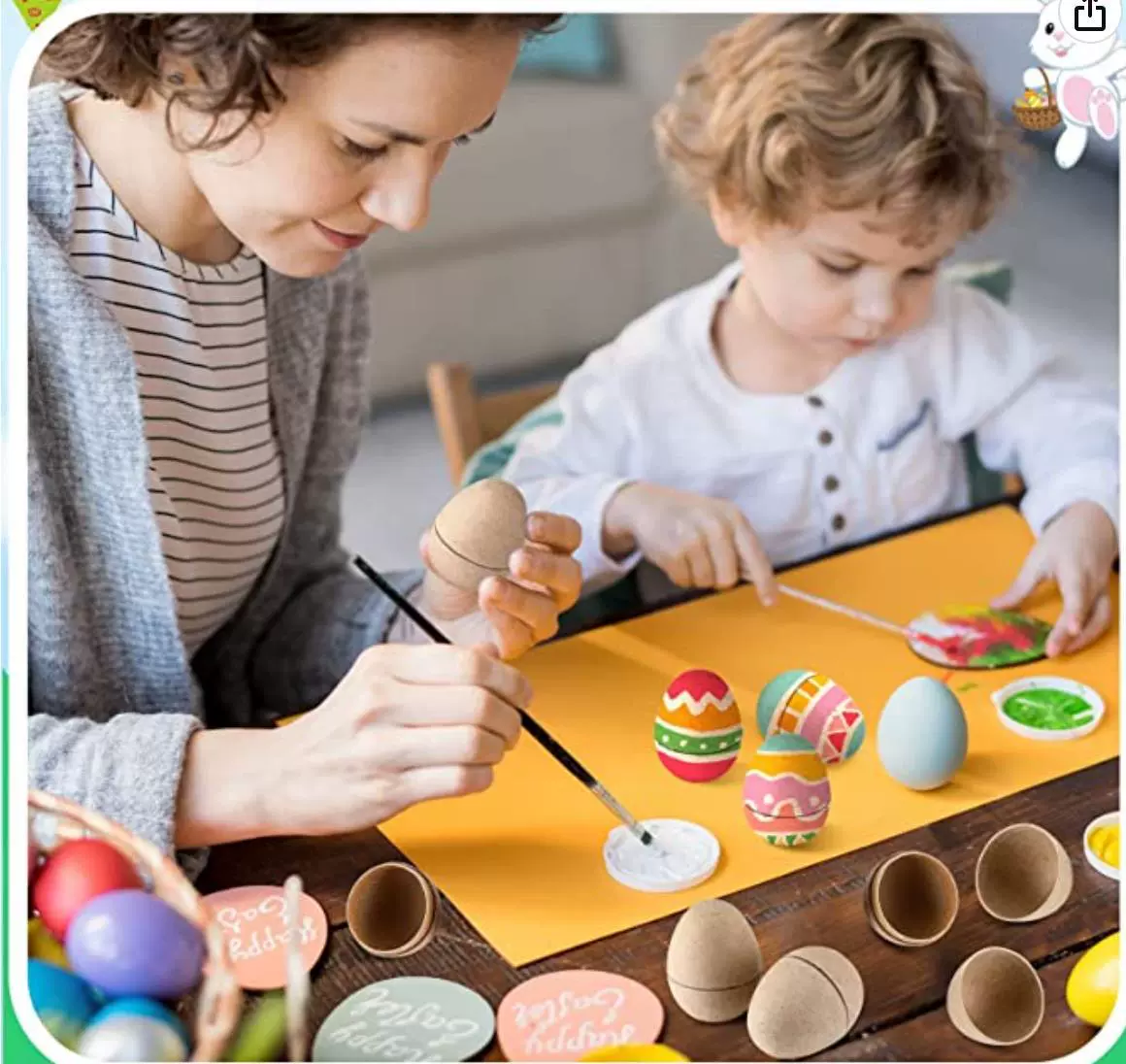 福建厂家批发可降解复活节万圣节圣诞节纸浆DIY儿童8公分鸡蛋造型