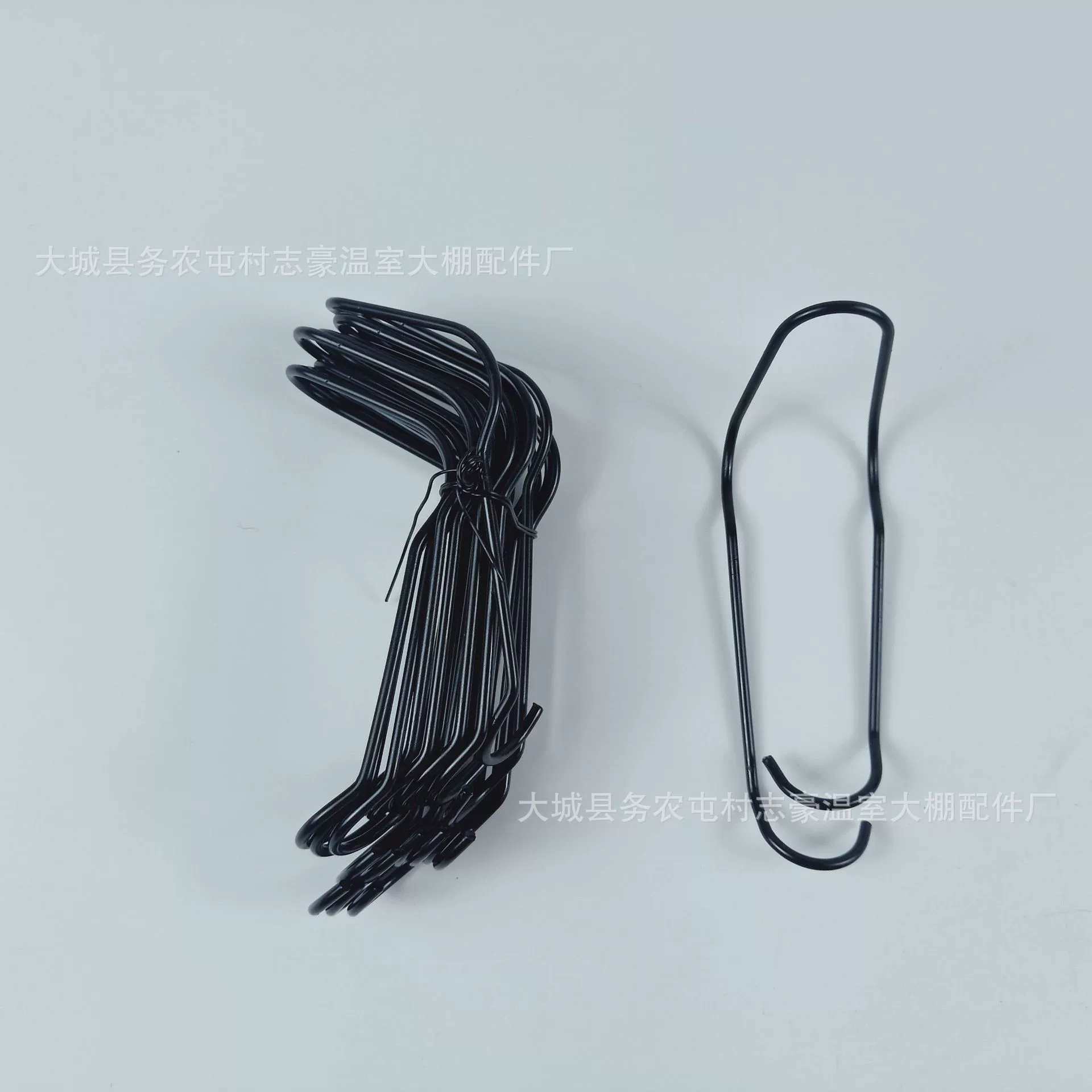 Зажим для верхней пружины тепличного каркаса 32*25, крестообразный зажим для стальной трубы, утолщенный черный проволочный зажим