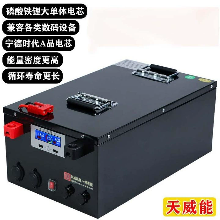 Литий-ионный аккумулятор 2025 года выпуска, 12В/24В/48В, 100Ач/200Ач, большой емкости, модель для автодомов, фотоэлектрическое накопление энергии, литий-железо-фосфатный